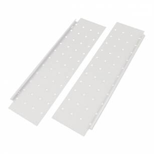 Bok perforowany GTV do MODERN BOX 450 mm biały wysoki L+P