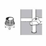 Nóżka wewnętrzna *25 SHOPLINE AC508-B - Meblownia.pl