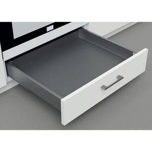 Szuflada GTV AXISPRO 500 najniższa 69 mm antracyt PB-AXISPRO-KPL69-500-60