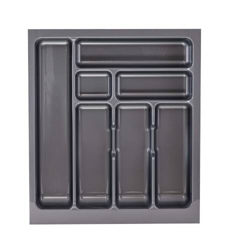 Wkład do szuflady 50 POLI STANDARD szary metalik (416x474 mm) - Meblownia.pl