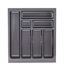 Wkład do szuflady 50 POLI STANDARD szary metalik (416x474 mm)