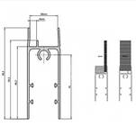 Listwa dolna GTV 18/4mm L-2,9m czarny - Meblownia.pl