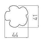 Gałka meblowa dziecięca GTV UM-KID-C-001 - kwiatek - Meblownia.pl