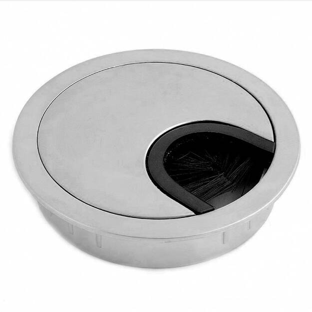 Przepust kablowy GTV fi 60 metalowy chrom - Meblownia.pl