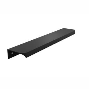 Uchwyt meblowy krawędziowy FEST FE-6 zaokrąglony 192 czarny struktura