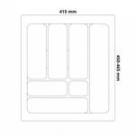 Wkład do szuflady 50 POLI COMFORT metalik (415x465 mm) - Meblownia.pl