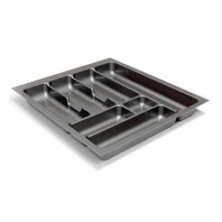 Wkład do szuflady 50 POLI COMFORT metalik (415x465 mm)