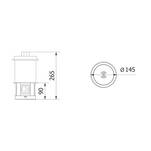  Gniazdo meblowe GTV COMFORT PLUS z ładowarką indukcyjną białe AE-BPW4F120P-10 - Meblownia.pl