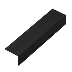 Kątownik aluminiowy GTV 18mm L-2,9m czarny