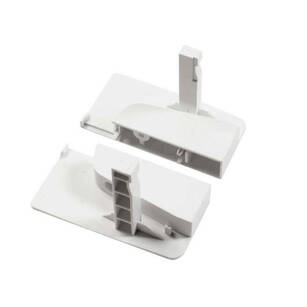 Złączka frontu wewnętrznego GTV niska biała L+P