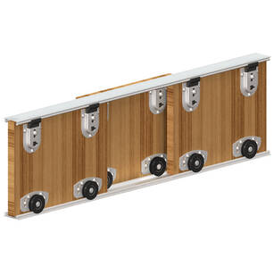 System drzwi przesuwnych VALCOMP ARES 2 2000 mm