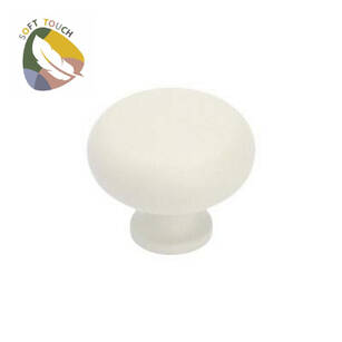 Gałka meblowa GAMET GP16 biała - soft touch