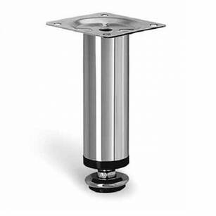 Nóżka meblowa okrągła GTV H-100 chrom