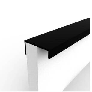 Uchwyt krawędziowy NOMET VERA C-4909A-126 czarny (P61)