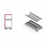 Suszarka do naczyń REJS 60 biała - dwupoziomowa - Meblownia.pl