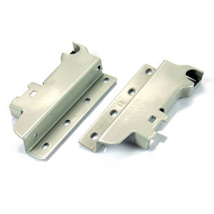 Złączka ścianki tylnej GTV średnia szara L+P