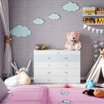 Uchwyt meblowy gumowy GTV CLOUD niebieska chmurka - Meblownia.pl