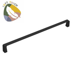 Uchwyt meblowy GAMET UU52/320-R230 czarny - soft touch