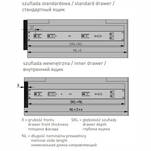 Prowadnica kulkowa GTV VERSALITE PLUS+ H-45 500 mm PK-L-H45-500B - Meblownia.pl