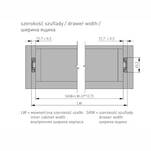 Prowadnica kulkowa GTV VERSALITE PLUS+ H-45 500 mm PK-L-H45-500B - Meblownia.pl