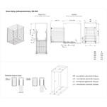 REJS - Kosz cargo jednopoziomowy REJS VARIANT MULTI 300 białe  - Meblownia.pl