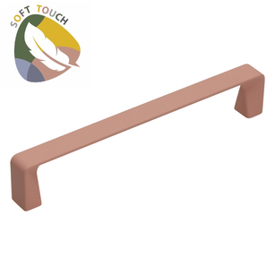 Uchwyt meblowy GAMET UU52/160-R211 brudny róż - soft touch