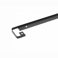 Listwa szczelinowa GTV H-38 mm 603 mm czarna LMB-SZCZ38-20M