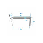 Listwa uszczelniająca 18 mm do mebli kuchennych - 3mb 2m + 1m (2 odcinki) - Meblownia.pl