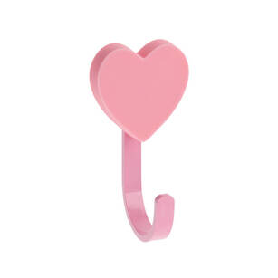 Wieszak dziecięcy GTV HEART - różowy