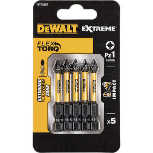 Końcówka udarowa DeWalt Pz1x57 mm - 5 szt. DT7390T-QZ