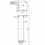 Noga meblowa kwadratowa GTV H-710 aluminium - Meblownia.pl