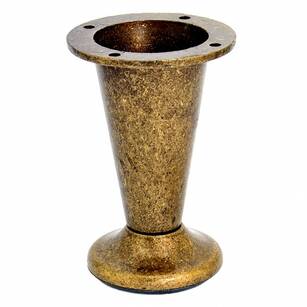 Nóżka meblowa stożkowa NZ09-100 mosiądz patynowany