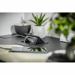 Gniazdo meblowe GTV AVARO 1x230V + 2xUSB czarny AE-PB1SAVA-20 - Meblownia.pl