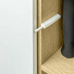 Odbojnik GTV długi z adapterem i magnesem - biały AM-OAM-DL-MG-10 - Meblownia.pl