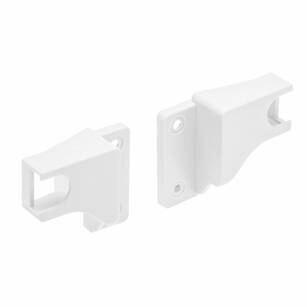 Złączka ścianki tylnej dodatkowa GTV biała L+P