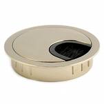 Przepust kablowy GTV fi 60 metalowy satyna - Meblownia.pl