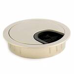 Przepust kablowy GTV fi 60 metalowy satyna - Meblownia.pl