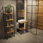 Stelaż stojący GAMET SR17 1808x350 mm czarny - Meblownia.pl