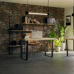 Stelaż stojący GAMET SR17 1808x350 mm czarny - Meblownia.pl