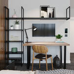 Stelaż stojący GAMET SR17 1808x350 mm czarny - Meblownia.pl