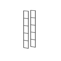Stelaż stojący GAMET SR17 1808x350 mm czarny