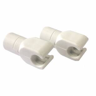 Łącznik relingu poprzecznego GTV biały L+P