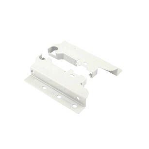 Złączka ścianki tylnej GTV średnia biała L+P