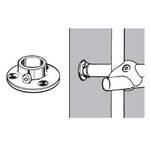 Rozeta - końcówka mocująca *25 SHOPLINE AC510-A chrom - Meblownia.pl