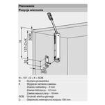  Podnośnik BLUM AVENTOS HK-XS TIP-ON silny 20K1501T - Meblownia.pl