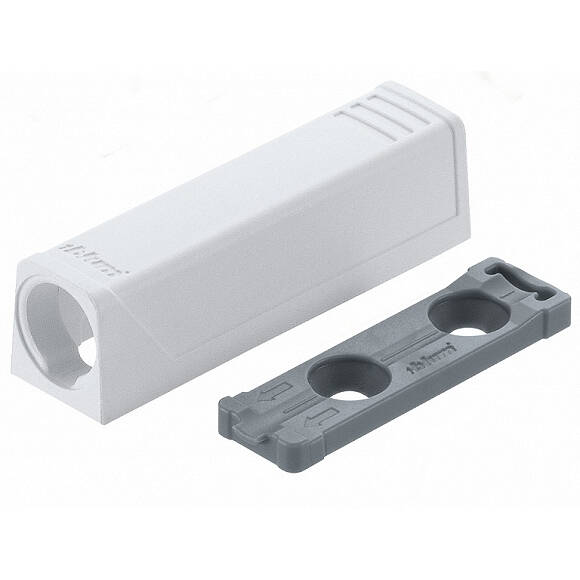 Adapter prosty BLUM 956.1201 do TIP-ON biały krótki - Meblownia.pl