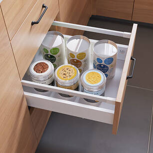 Szuflada MODERN BOX PRO GTV wysoka antracyt 300 mm PB-MBPRO-KPL300C