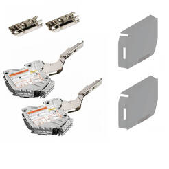  Zestaw AVENTOS HK-S mocny 20K2E00.02 + szare zaślepki + mocowania