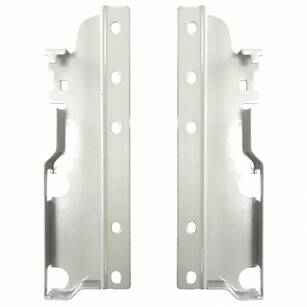 Złączka ścianki tylnej GTV wysoka biała L+P