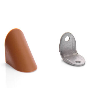 Złącze meblowe ALUPROFIL Z-02 orzech 80 sztuk